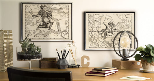 Navigating the Cosmos: Astro Cartography Maps by Johannes & Elisabeth Hevelius