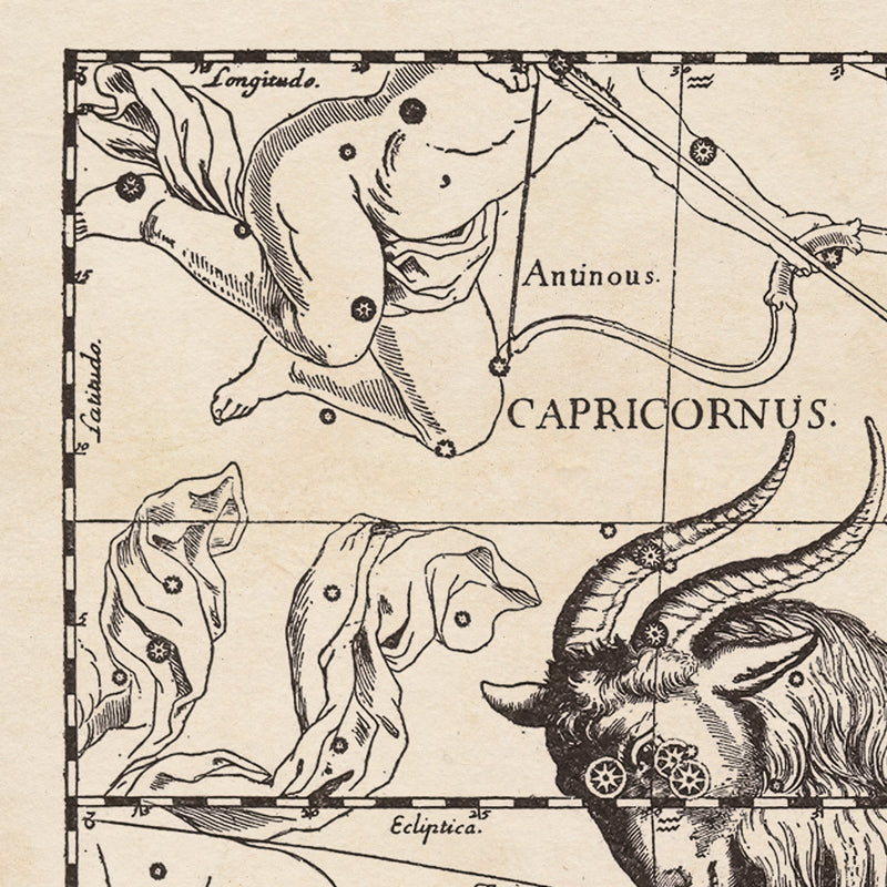 Hevelius Capricornus Constellation map