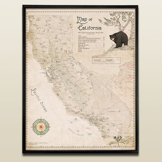 MAP OF CALIFORNIA