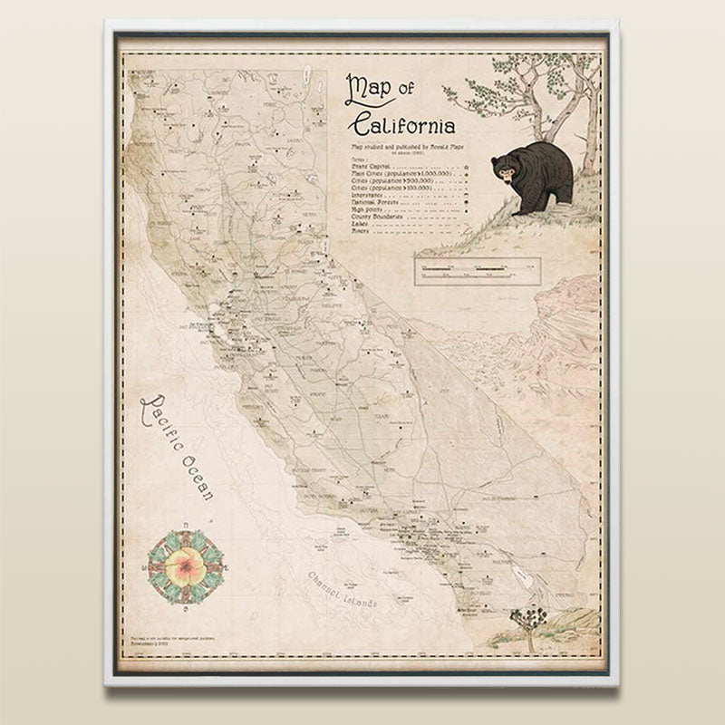 MAP OF CALIFORNIA