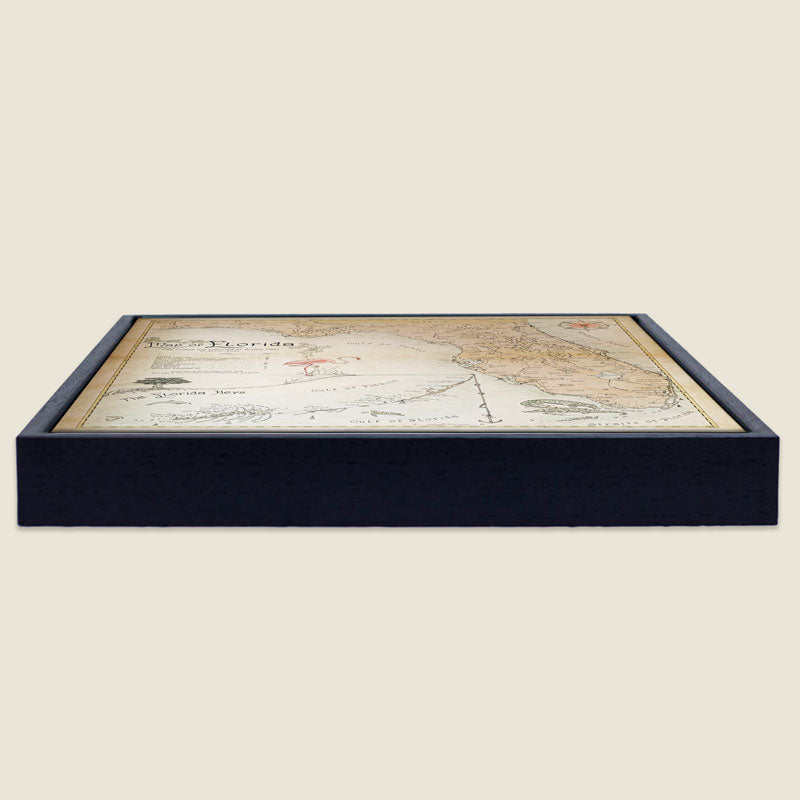 Carta Marina Print B&W