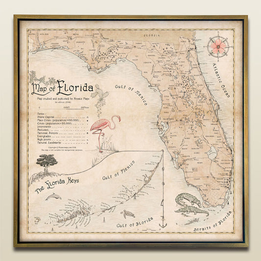 MAP OF FLORIDA