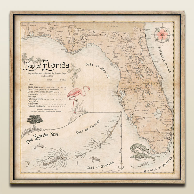 MAP OF FLORIDA