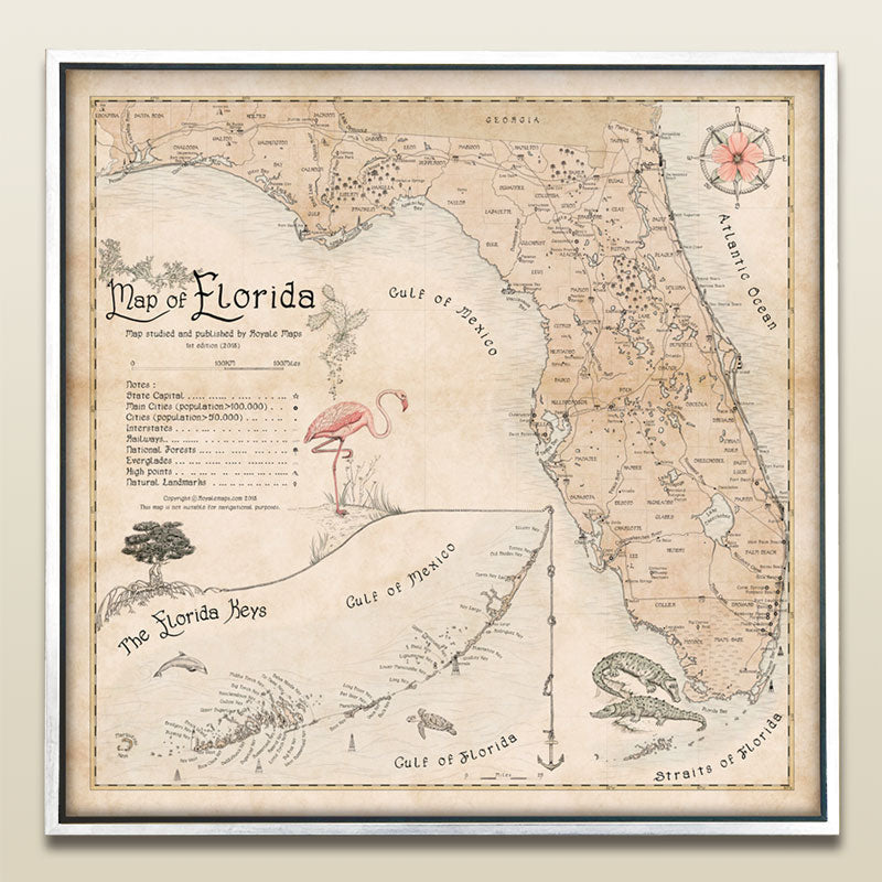 MAP OF FLORIDA