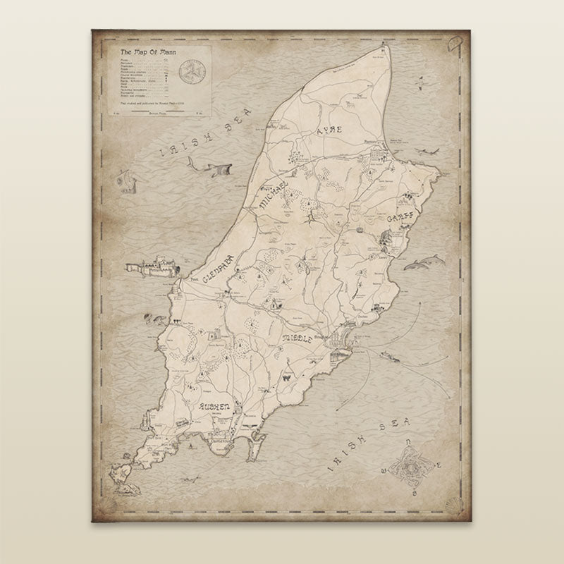 MAP OF ISLE OF MAN