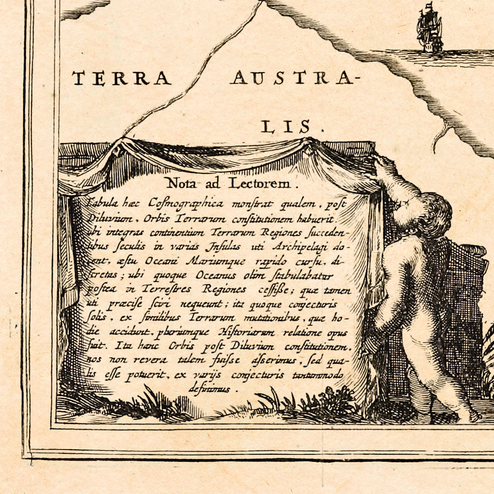 Map of Atlantis by Athanasius Kircher