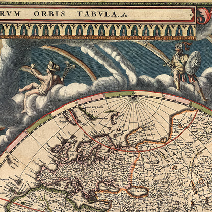 Blaeu World Map - Nova et Accuratissima Totius Terrarum 18x24"