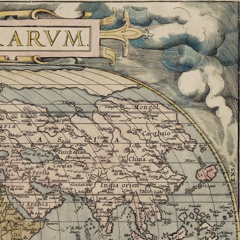 Abraham Ortelius World Wall Map