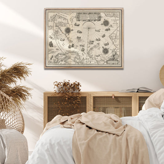 Strait of Anian by Barentsz