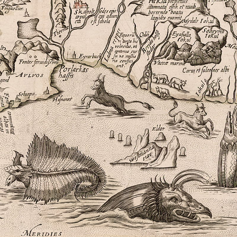 Islandia monster map