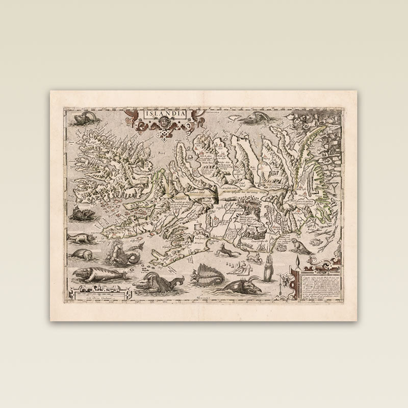 Islandia monster map