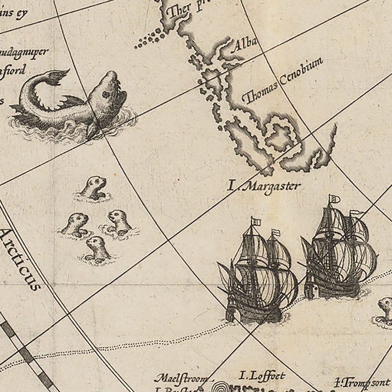 Strait of Anian by Barentsz