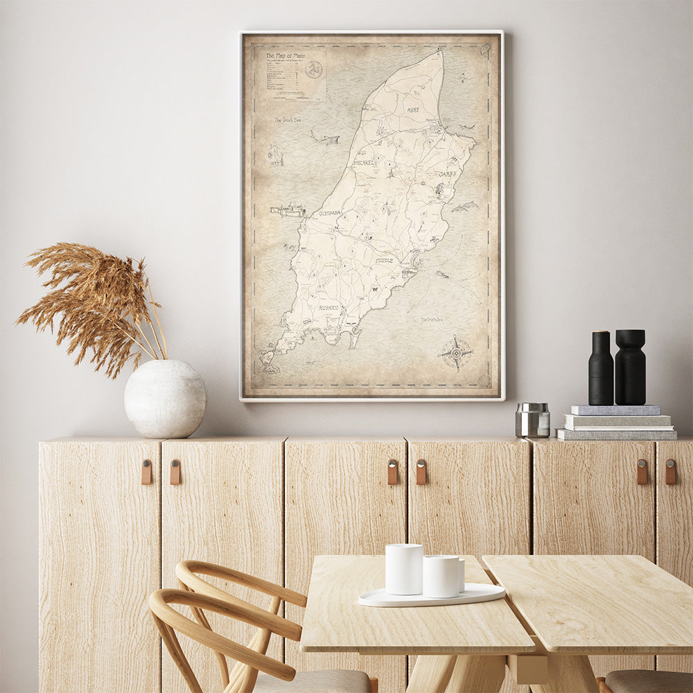 MAP OF ISLE OF MAN