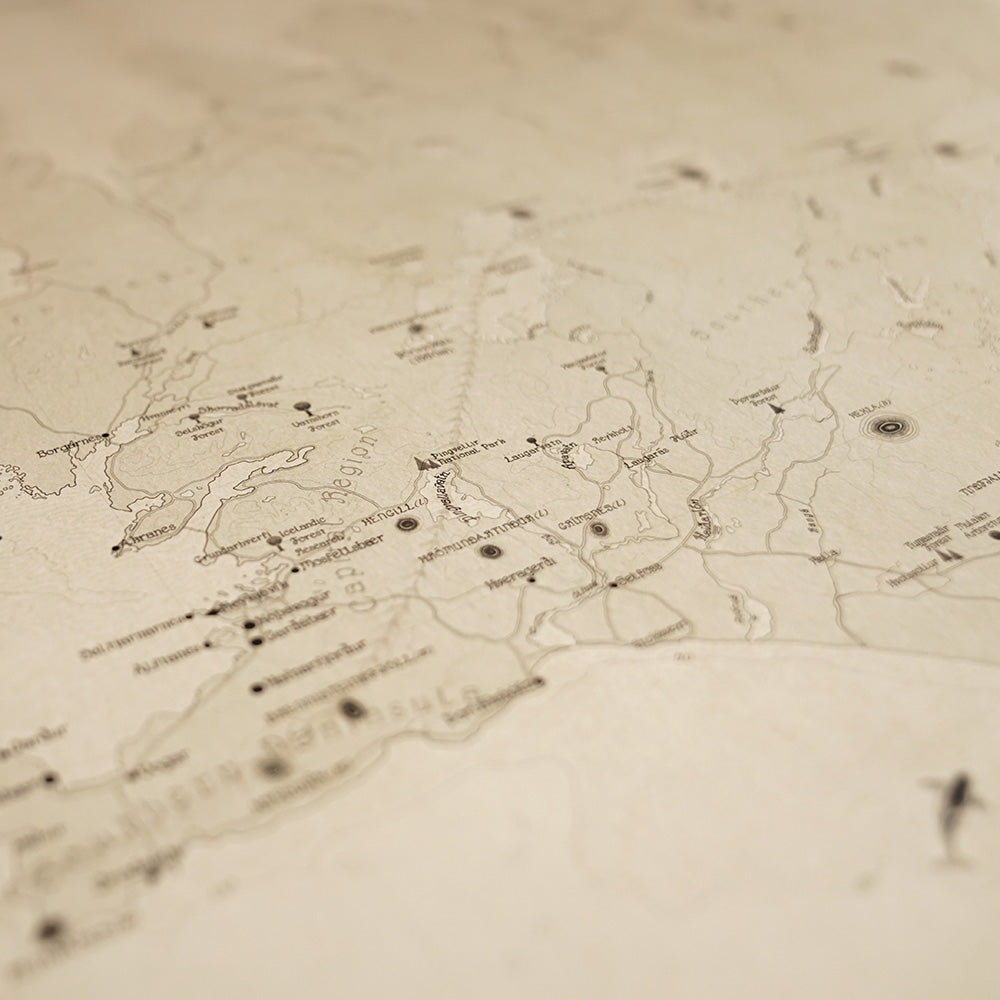 MAP OF ICELAND