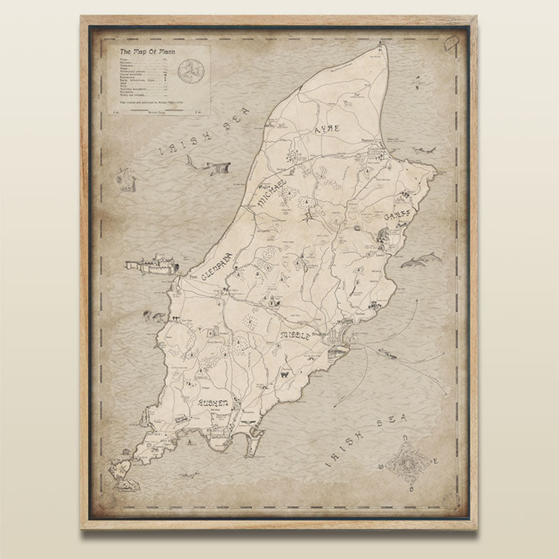MAP OF ISLE OF MAN