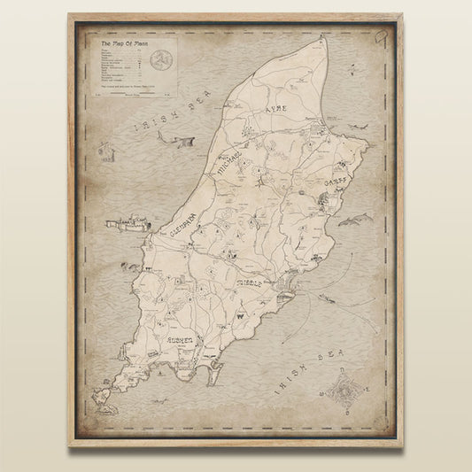 MAP OF ISLE OF MAN