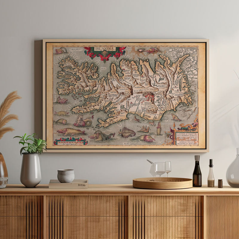 Ortelius Islandia Map
