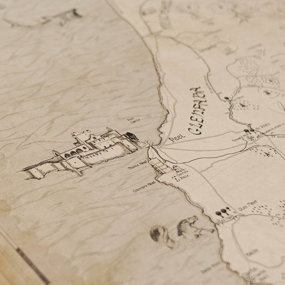 MAP OF ISLE OF MAN