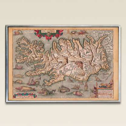 Ortelius Islandia Map