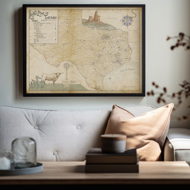 MAP OF TEXAS