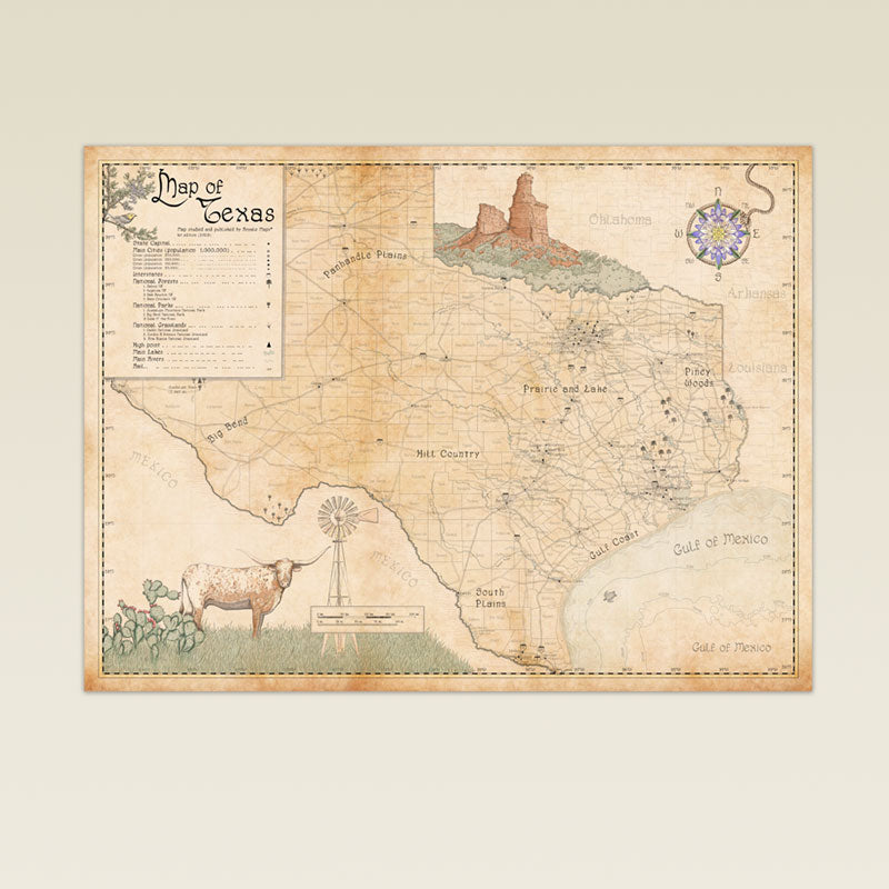 MAP OF TEXAS