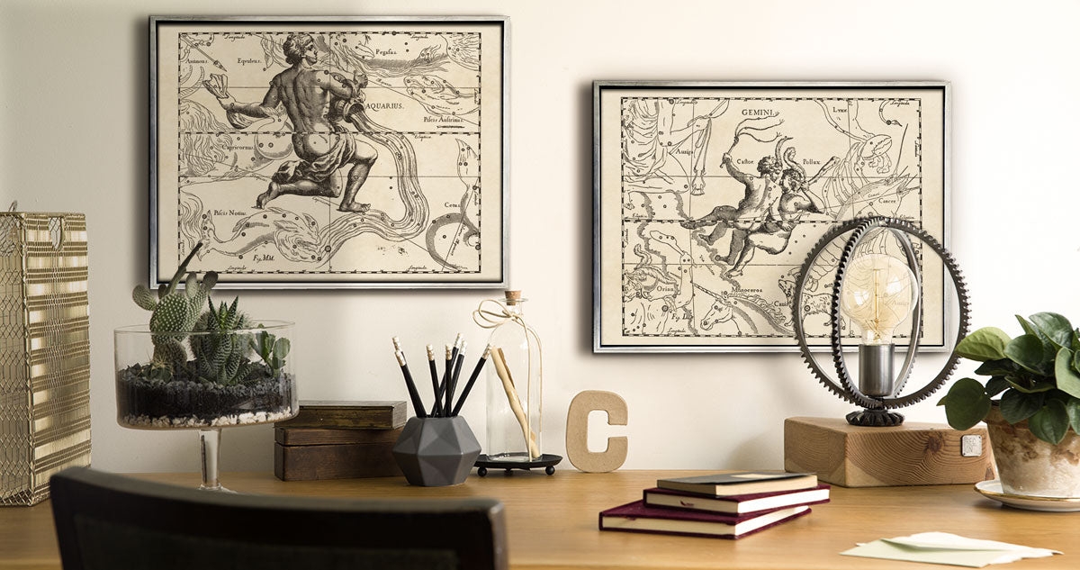 Navigating the Cosmos: Astro Cartography Maps by Johannes & Elisabeth ...