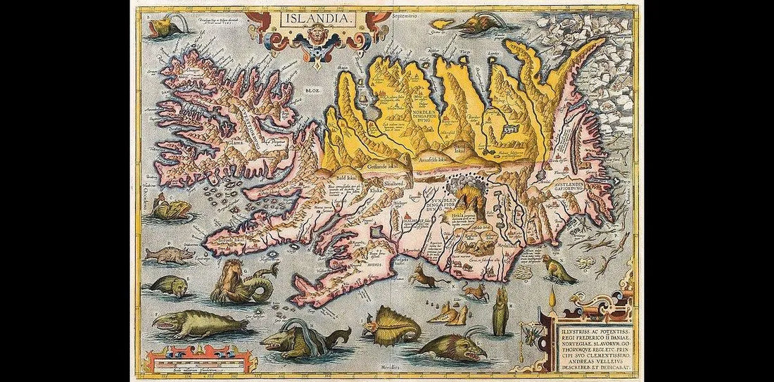 Ortelius Map Software Abraham Ortelius' Islandia Map and Its Mysteries – Royale Maps Cartography