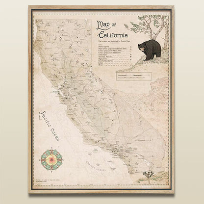 MAP OF CALIFORNIA