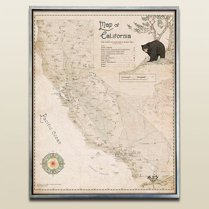 MAP OF CALIFORNIA