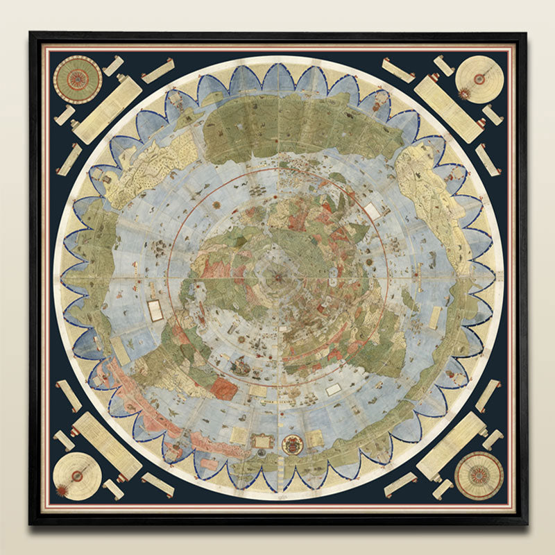 Urbano Monte's 1587 World Map.