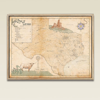 MAP OF TEXAS