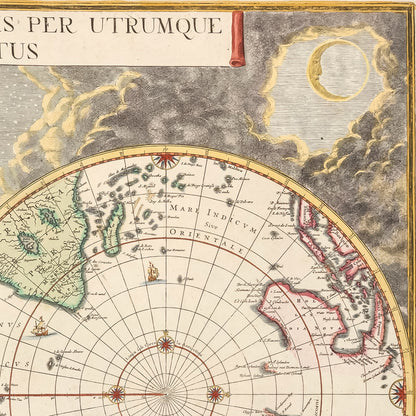 Blaeu's Novus Planiglobii Map