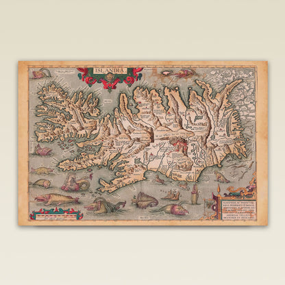 Ortelius Islandia Map